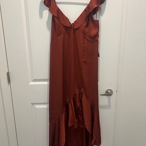 Maroon cocktail dress from Express